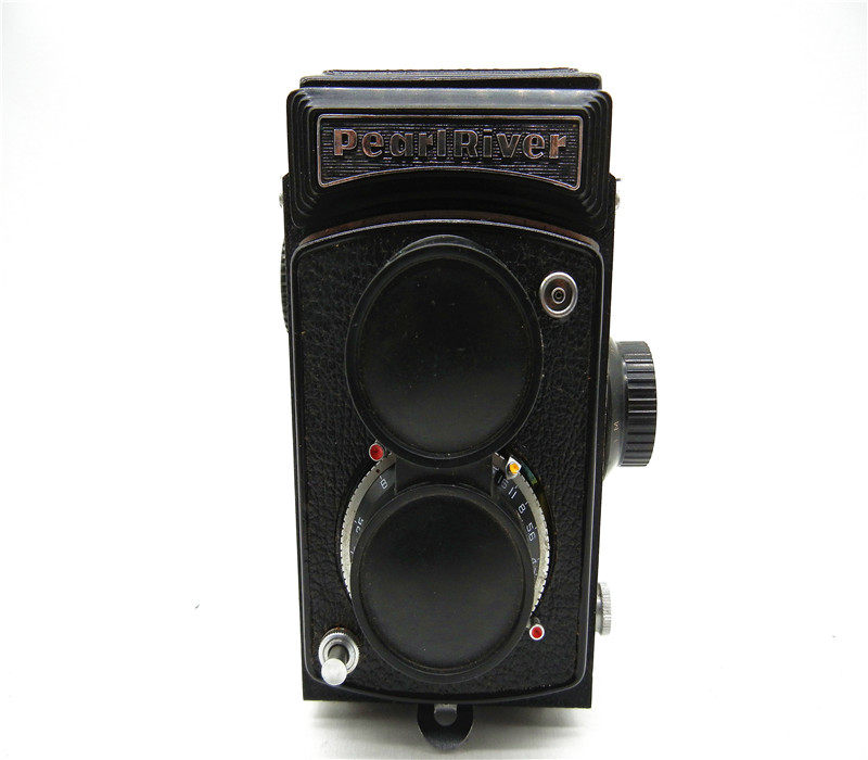 成色很新的珠江双反照相机复古120胶卷中大画幅胶片机收藏老相机