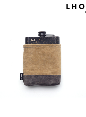 LHOKAbold随身酒壶大容量酒壶套不锈钢半斤hipflask白酒威士忌