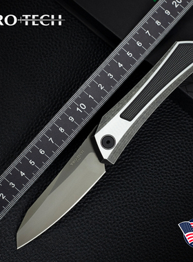 美国进口PROTECH超技术2025刀展定制户外高硬度末粉钢便携折叠刀