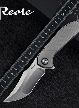 锐特Reate钛合金柄户外M390粉末钢战术露营装备高端EDC便携折叠刀