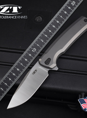 美国进口正品ZT零误差新款0044户外粉末钢防身野营装备便携折叠刀