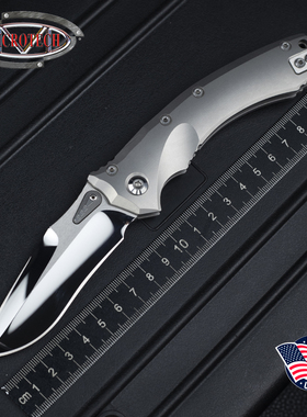 美国进口Microtech微技术刀展藏品限量款粉末钢大剑标两栖折叠刀