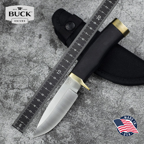美国进口BUCK巴克多功能野营直刀