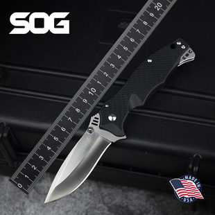 美国正品SOG索格VL-02火神户外多功能VG10战术防身便携折叠刀锋利