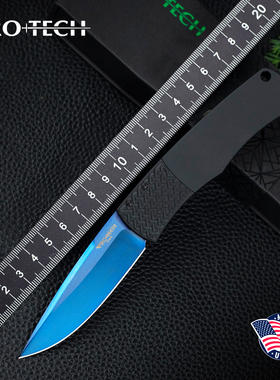 美国进口PROTECH超技术Whiskers合作款魔术户外不锈钢便携折叠刀