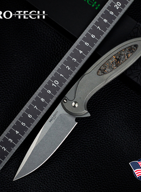 美国进口PROTECH超技术2025刀展限量定制款户外粉末钢便携折叠刀