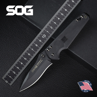 美国正品SOG索格VS-01幻影户外不锈钢战术防身野营便携折叠刀锋利
