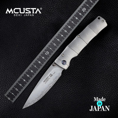 日本进口Mcusta传世家徽202G折刀