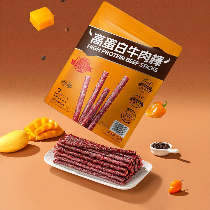 山姆超市代购张飞高蛋白牛肉棒图片