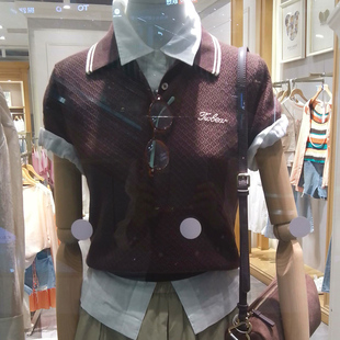 TEENIE WEENIE 2026夏装国内代购女款polo衫 女装短袖上衣