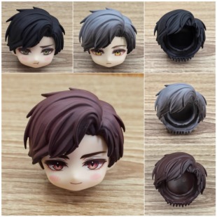 陆沉gsc头壳 ob11头发ob22/24可拆头发 GSC粘土人光与夜之恋脸壳