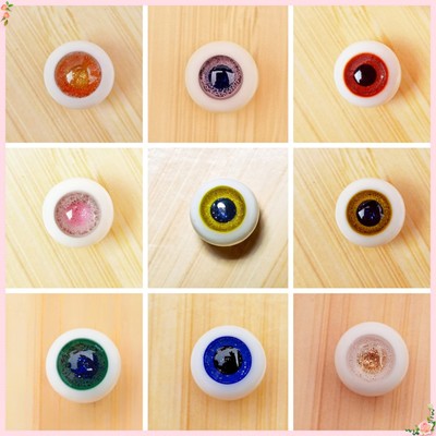 taobao agent Ceramics, realistic doll head, movable glossy black beads, 8mm, 10mm