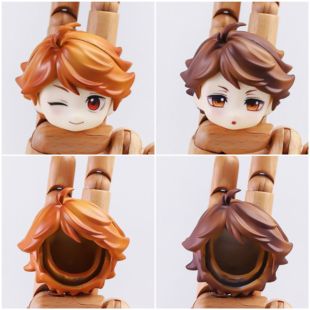 ob11排球少年头发 头壳 脸壳  及川彻头发 gsc粘土人 12分bjd娃娃