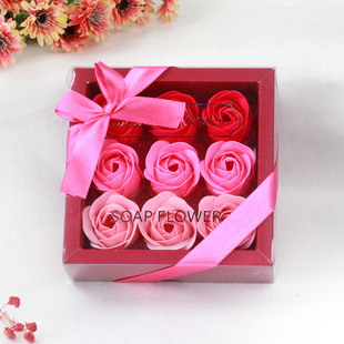母亲节礼物送妈妈创意礼品玫瑰香皂花礼盒婚庆开业活动伴手小礼品