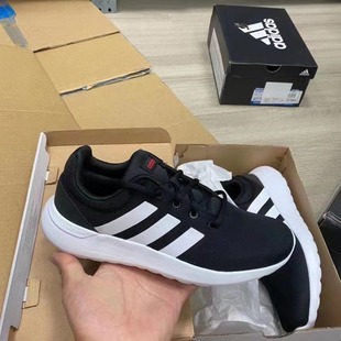 adidas阿迪达斯男女大童Lite 2.0运动休闲童鞋 CLN Racer GZ7739