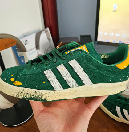 adidas阿迪达斯三叶草男女 Campus 80S 经典休闲运动板鞋 GY7005