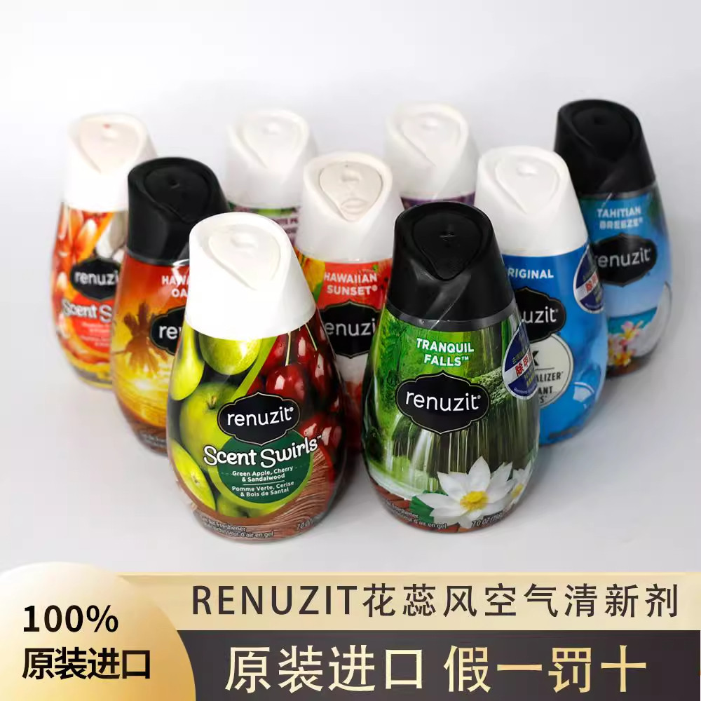 美国Renuzit花蕊风固体空气清新剂去味除臭除甲醛苯芳香持久