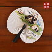 影视道具 80年代 中国风 铁手柄折扇 演 90年代怀旧塑料手柄扇子