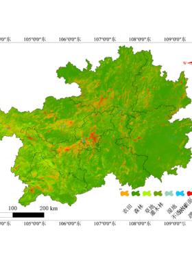 ENVI遥感解译数据预处理监督分类植被覆盖指数提取城市热岛代做画