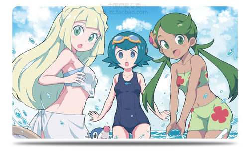 泳装莉莉艾游戏王ws桌垫ptcg
