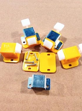 TEC183长咀黄色塑胶机架扣PCB测试架卡扣COB卡夹测试探针配件铁盖