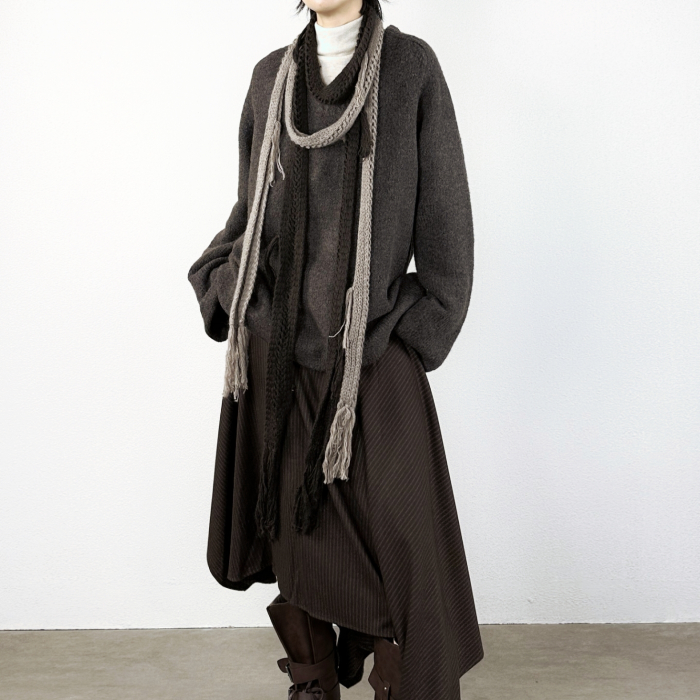 秋冬保暖针织衫女百搭羊毛毛衣