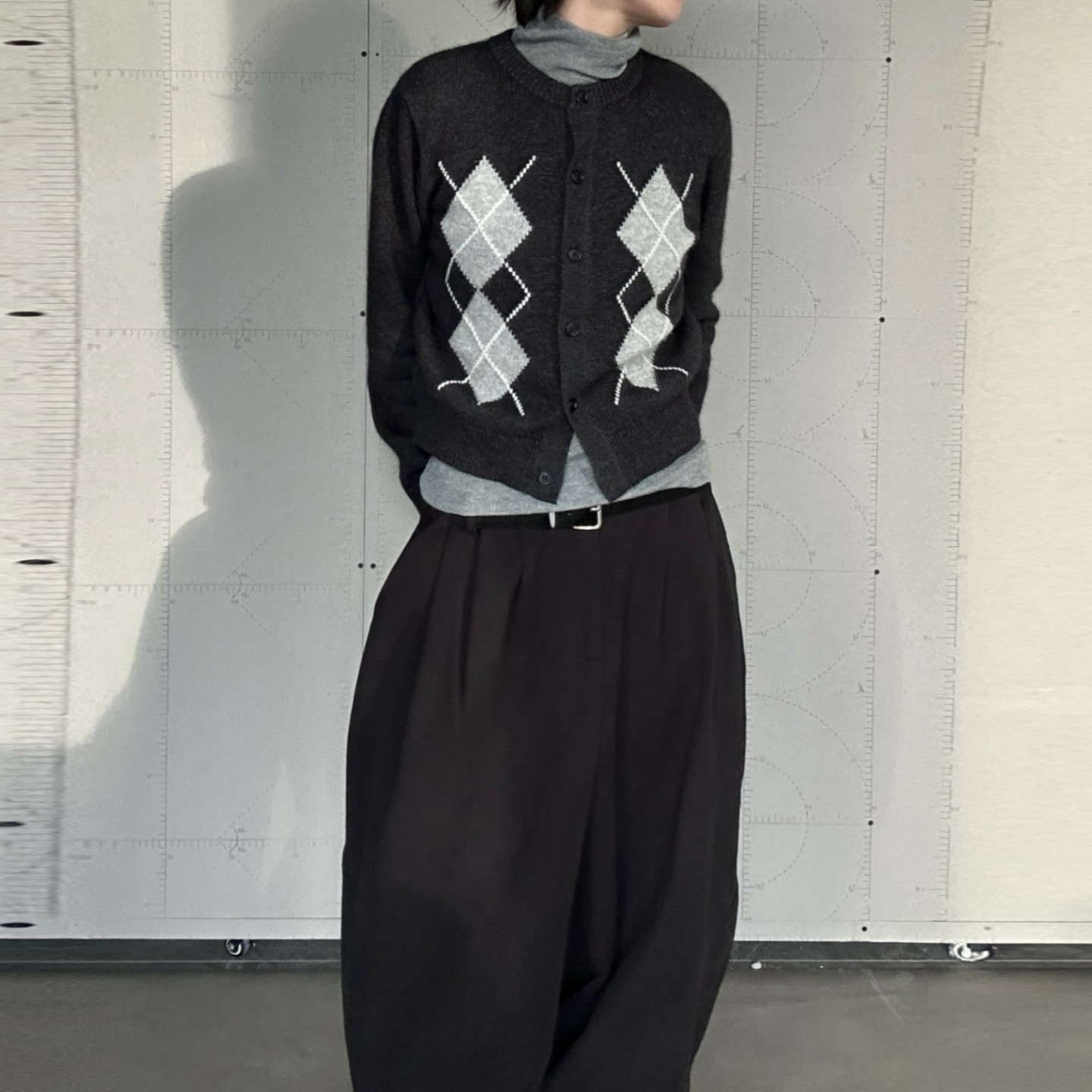 尢系UXI慵懒风撞色针织开衫女宽松显瘦开衫毛衣秋冬保暖圆领开衫,女装/女士精品,毛衣,淘宝优惠券,粉丝福利购,淘宝优惠卷