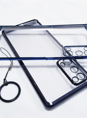 适用华为荣耀30Pro手机壳30s奢华30电镀30por超薄全包边+透明硬壳