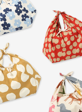 CastleGarden海鸥食堂风轻便风吕敷/便当袋 巾着布袋 多色