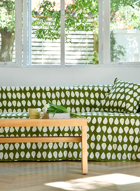 Castle Garden加厚三人双人位单人位万能盖巾全盖沙发盖布 水芭蕉