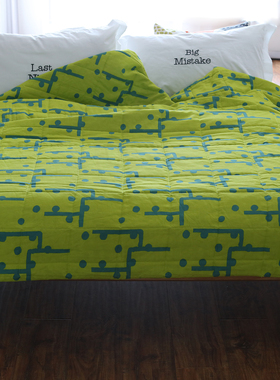 CASTLE GARDEN可机洗夏凉被双层纱单人空调被夏季薄被子 早苗