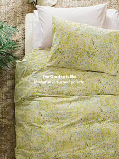 CastleGarden纯棉四件套夏凉被床笠空调被床品套件 睡莲 莫奈庭院