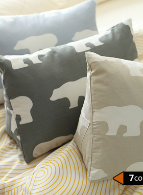 Castle Garden立体多用可拆卸腰部靠枕靠垫*床头沙发枕 7色