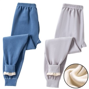 中大儿童打底裤 子胖男孩子内穿加厚秋裤 男童加绒裤 德绒儿童保暖裤