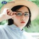 米八日本下半框光学近视眼镜女小脸学生成品简约潮流装 饰眼镜平光