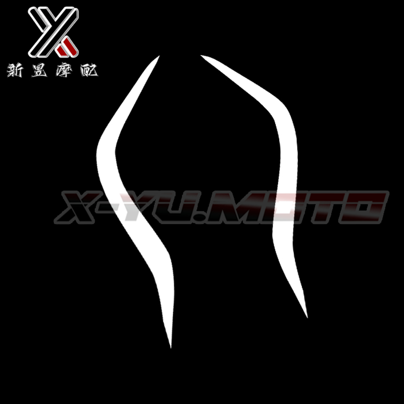 适用杜卡迪V4/S/R V2 街霸 Panigale后尾贴纸 后驼峰拉花个性贴花