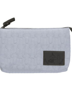 日单新款-MOOMIN亚美 可爱树精绗缝线双层收纳包