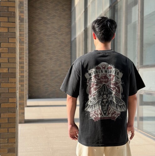 SSTD 夏季新品蜕变短袖水洗重磅藏胸藏肚子300斤可穿街头时尚透气