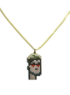 SSTD三周年NFT白铜镀金珐琅工艺潮流设计感轻奢吊坠项链