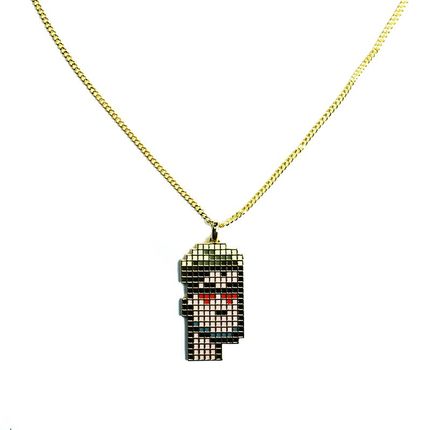 SSTD三周年NFT白铜镀金珐琅工艺潮流设计感轻奢吊坠项链