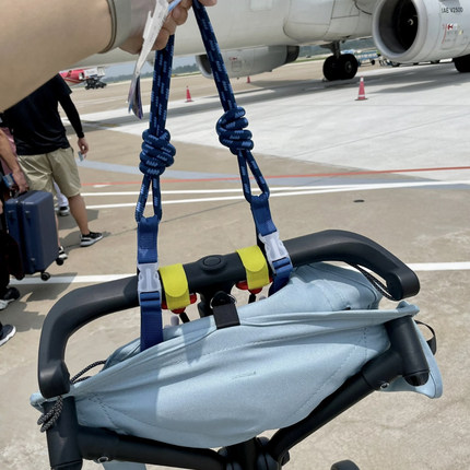 小虎子T18T3T28口袋车肩带可背溜娃神器童车背绳收车绳配件收纳袋