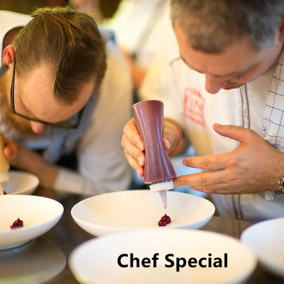 chef厨师工具西餐酱料透明挤压