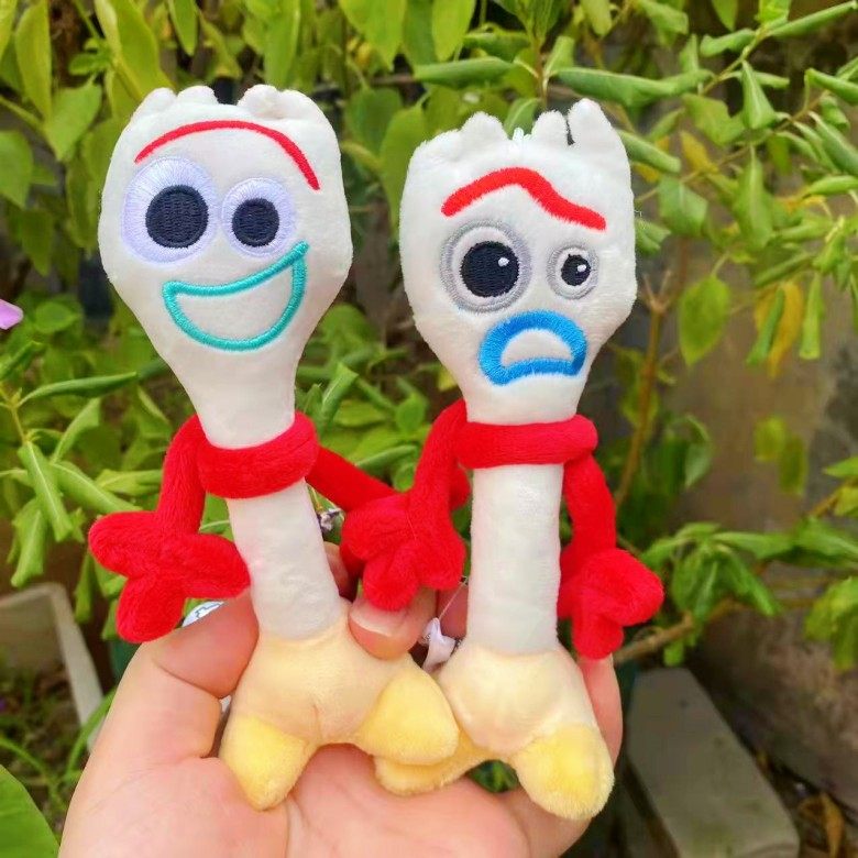 包邮玩具总动员表情叉叉开心叉哭叉挂件毛绒公仔玩偶挂件包包挂饰