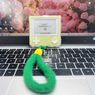 适用百词斩单词机保护套透明水晶壳搭配毛绒挂绳防刮防摔1S硬壳