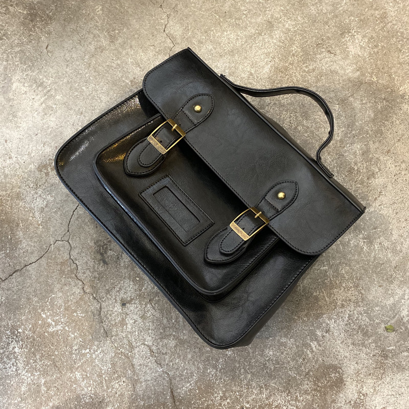 BACKPACK WOMENS 2024 NEW BRITISH STYLE FASHION RETRO MULTIFUNCTIONAL BACKPACK VERSATILE HANDBAG COLLEGE STYLE SCHOOL BAG