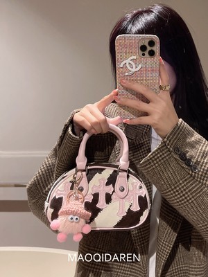 猫七大人小众设计马毛保龄球包