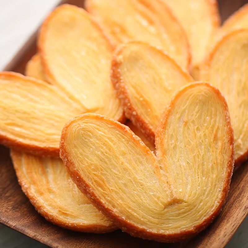 日本外国原装进口高级零食三立高端迷你源氏蝴蝶酥爱心型曲奇饼干