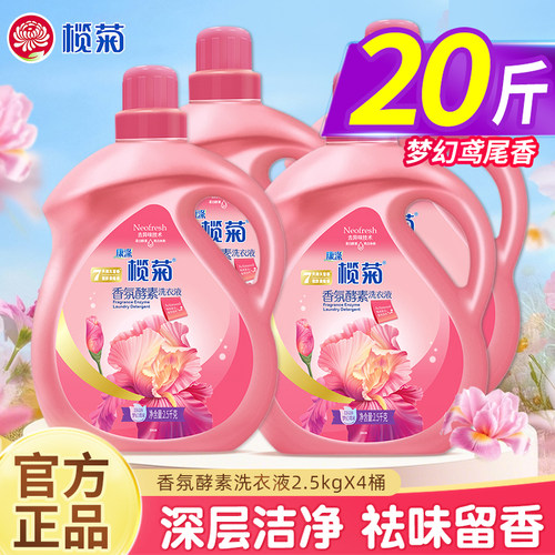 榄菊康涤香水洗衣液家用祛味留香4倍洁净力除菌留香柔顺洁净专用