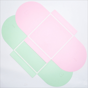 20x20x0.5折叠信封包装盒 礼品盒纸盒 收纳盒 礼盒 手帕/丝巾盒