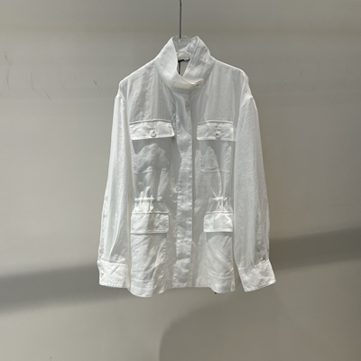 店艾诺丝春季宽松立领外套女